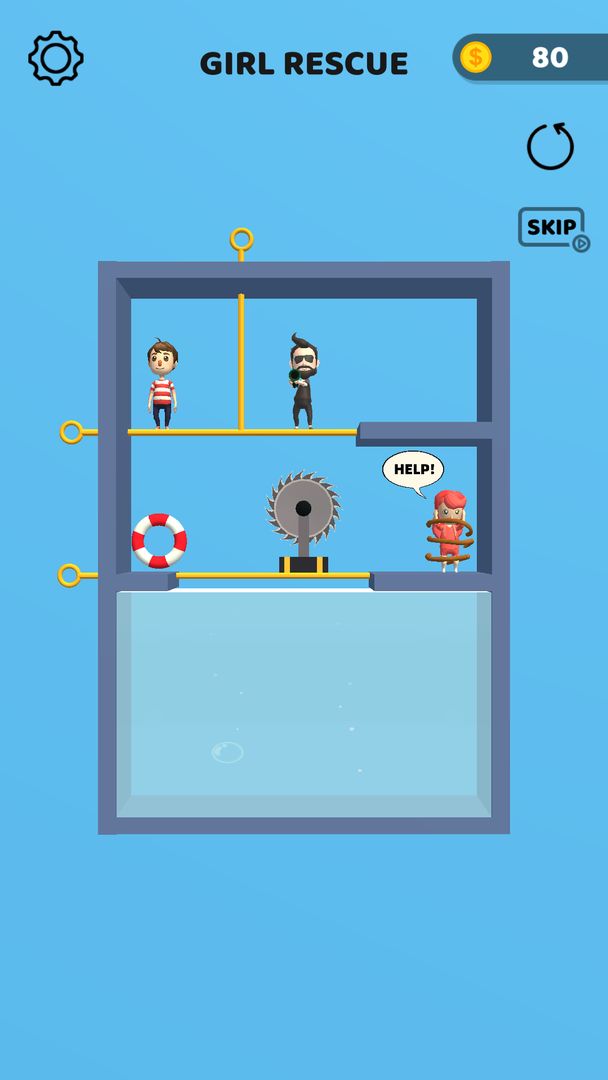 Screenshot of Pin Rescue-Pull the pin game!