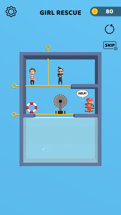 Screenshot 1 of Pin Rescue-Pull the pin game! 7.0.5