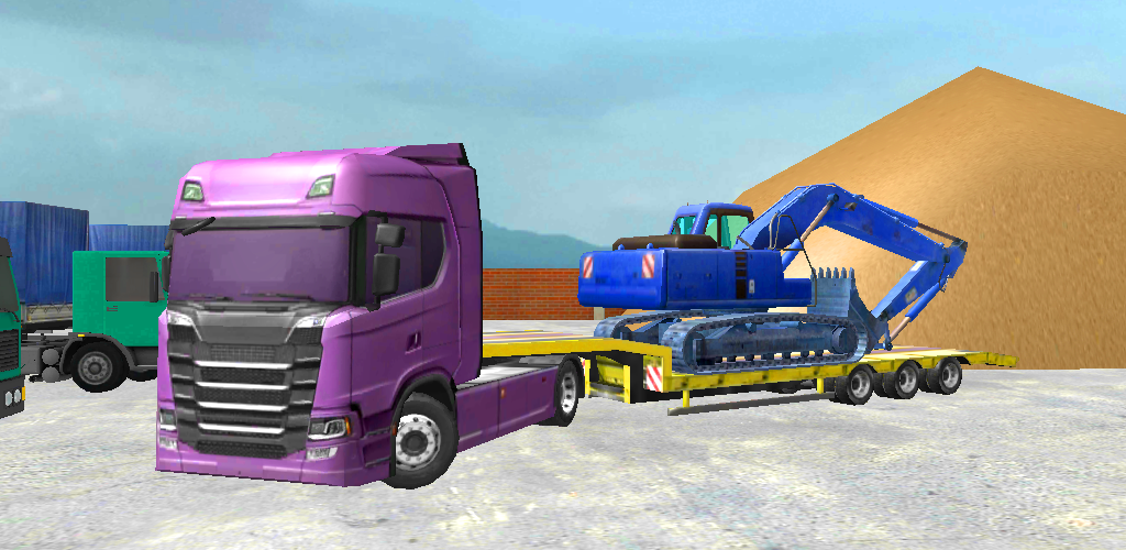 Banner of Truck Simulator 3D: Excavadora Transporte 