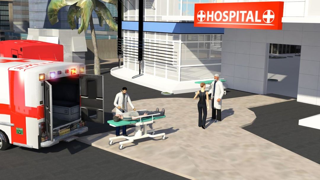 Screenshot of Ambulance Rescue Simulator 2018