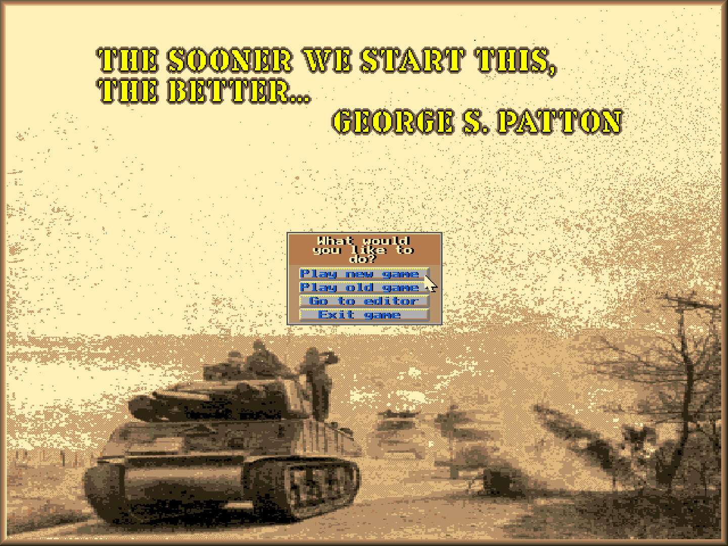 Screenshot of Wargame Construction Set II: Tanks!