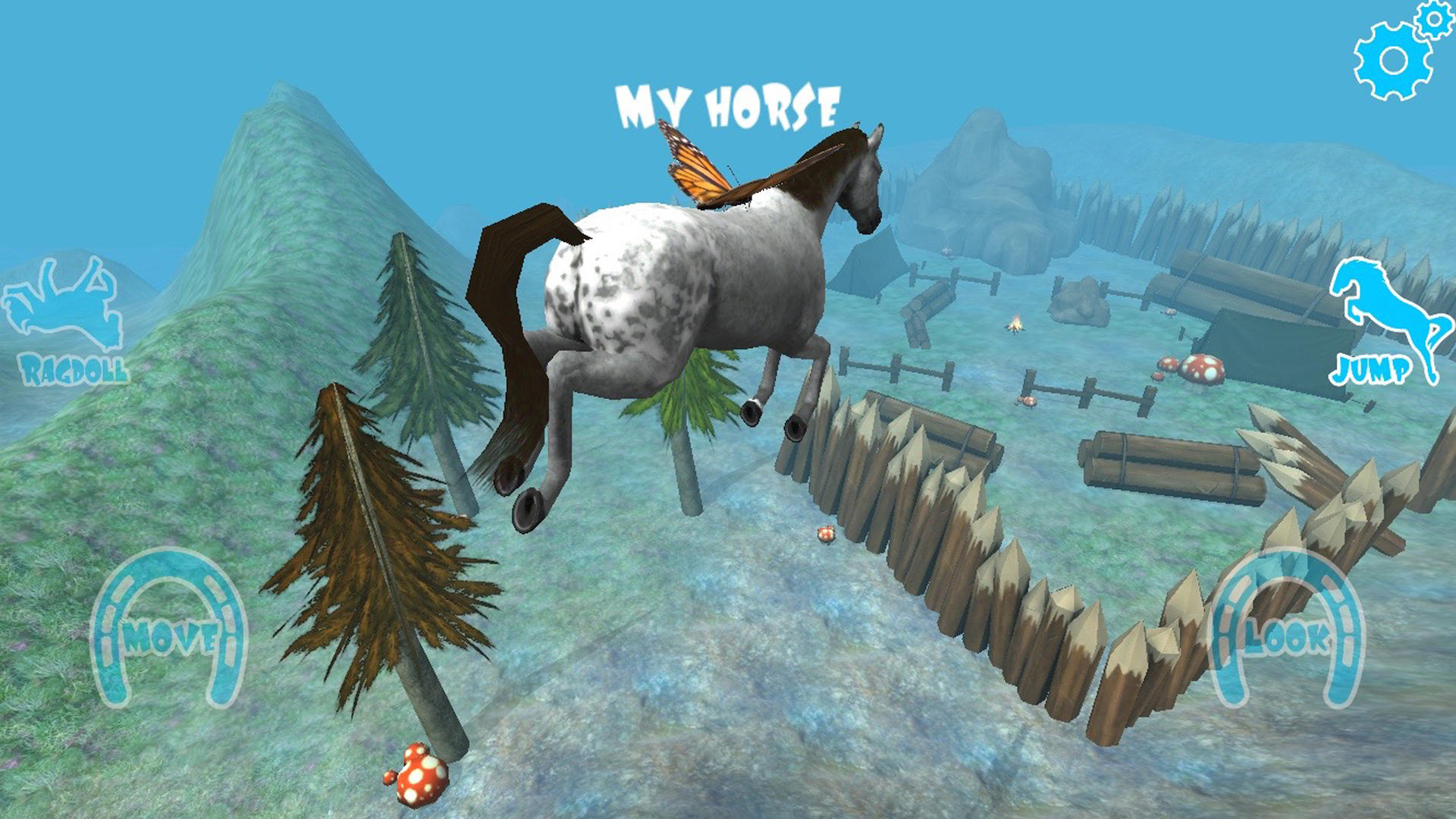 Hill Cliff Horse - Online 遊戲截圖