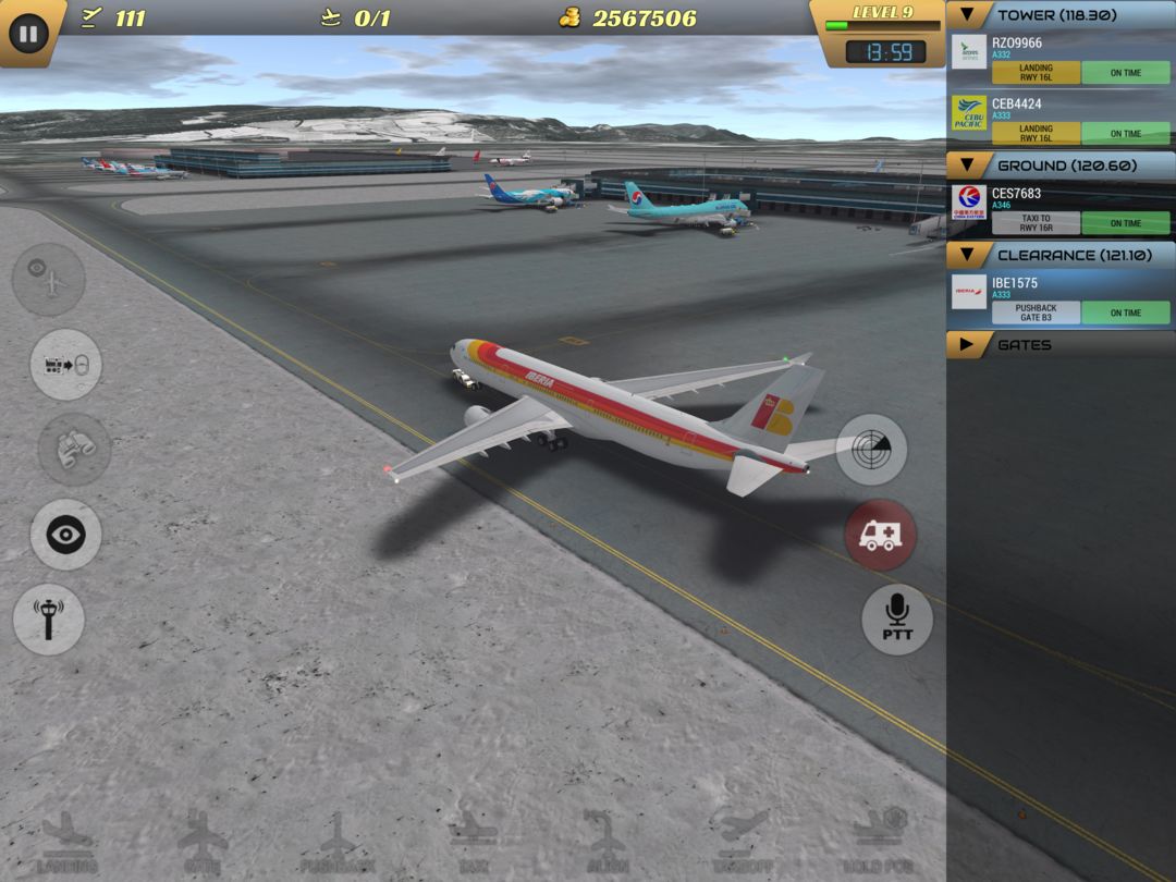 Screenshot of Unmatched Air Traffic Control