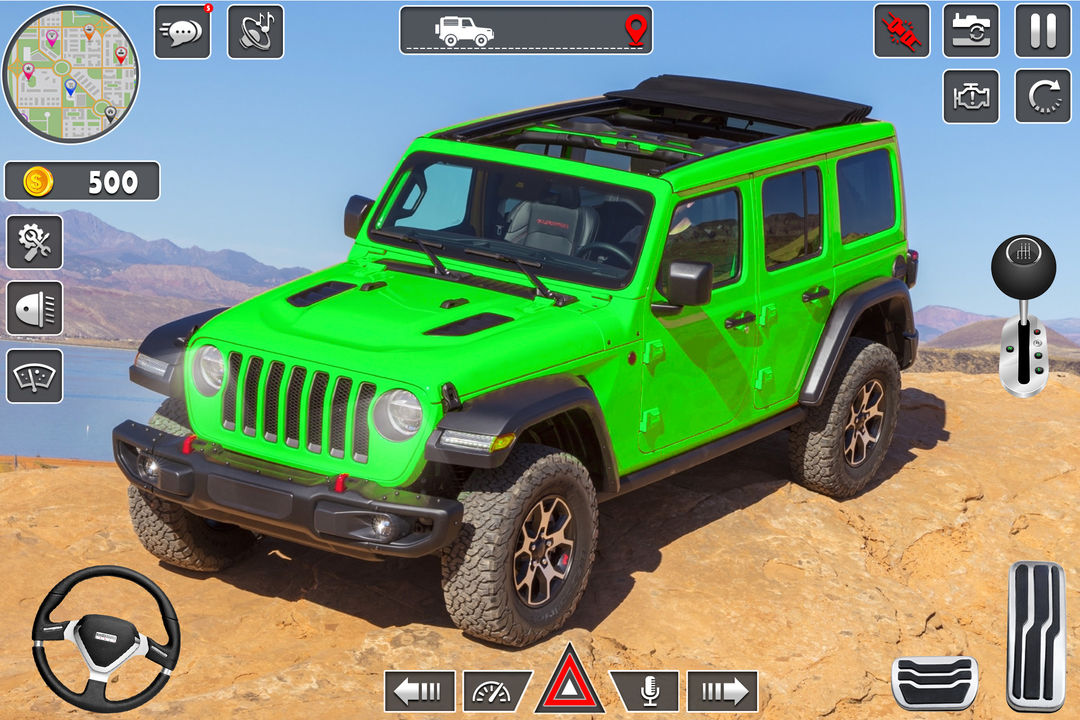 Screenshot of SUV Jeep Driving Simulator 3d