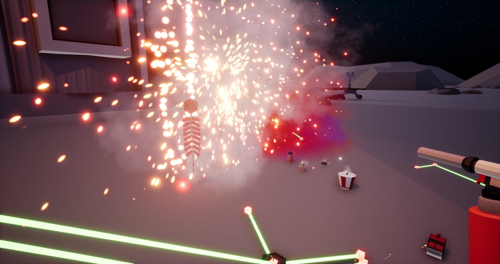 Screenshot of Fireworks Frenzy