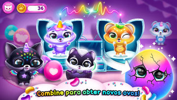 Captura de Tela do Jogo Fluvsies: Uma fofura para amar