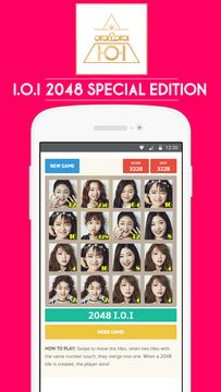 Скриншот игры 💕 2048 I.O.I Puzzle Game