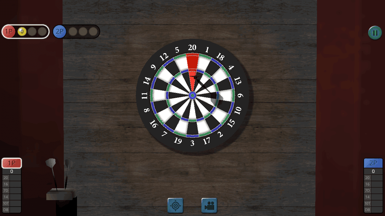 Cuplikan Layar Game Darts King