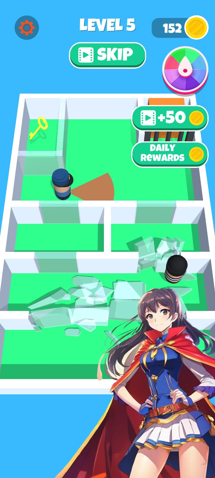 Cuplikan Layar Game Silent Breakout Escape