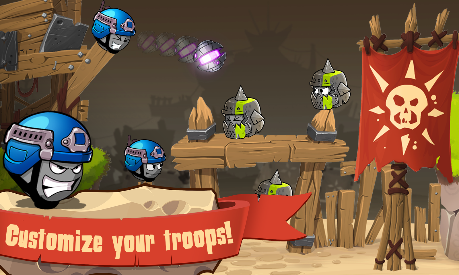 Warlings: Armageddon Game Screenshot