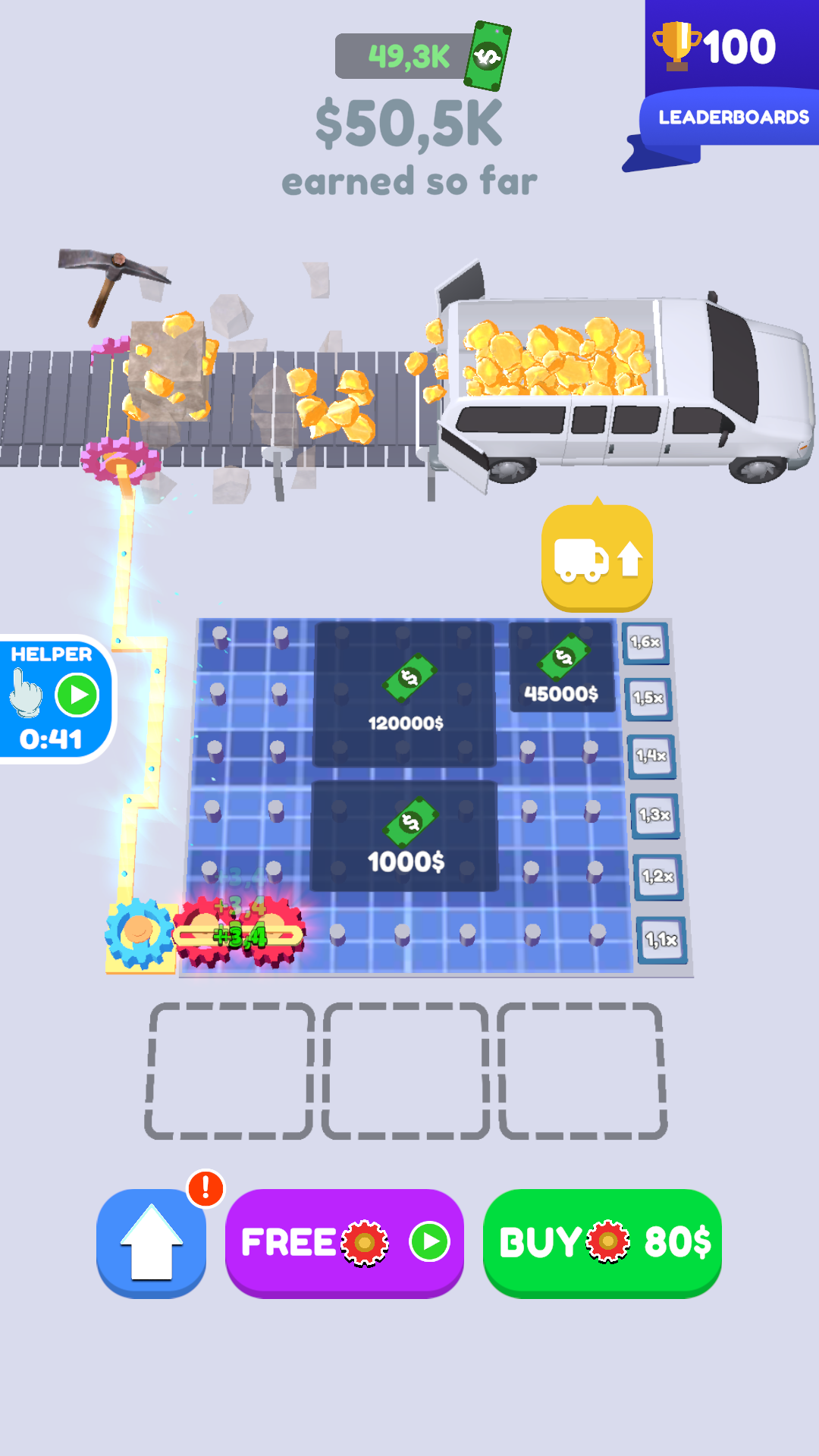 Gears Idle Hero Game Screenshot