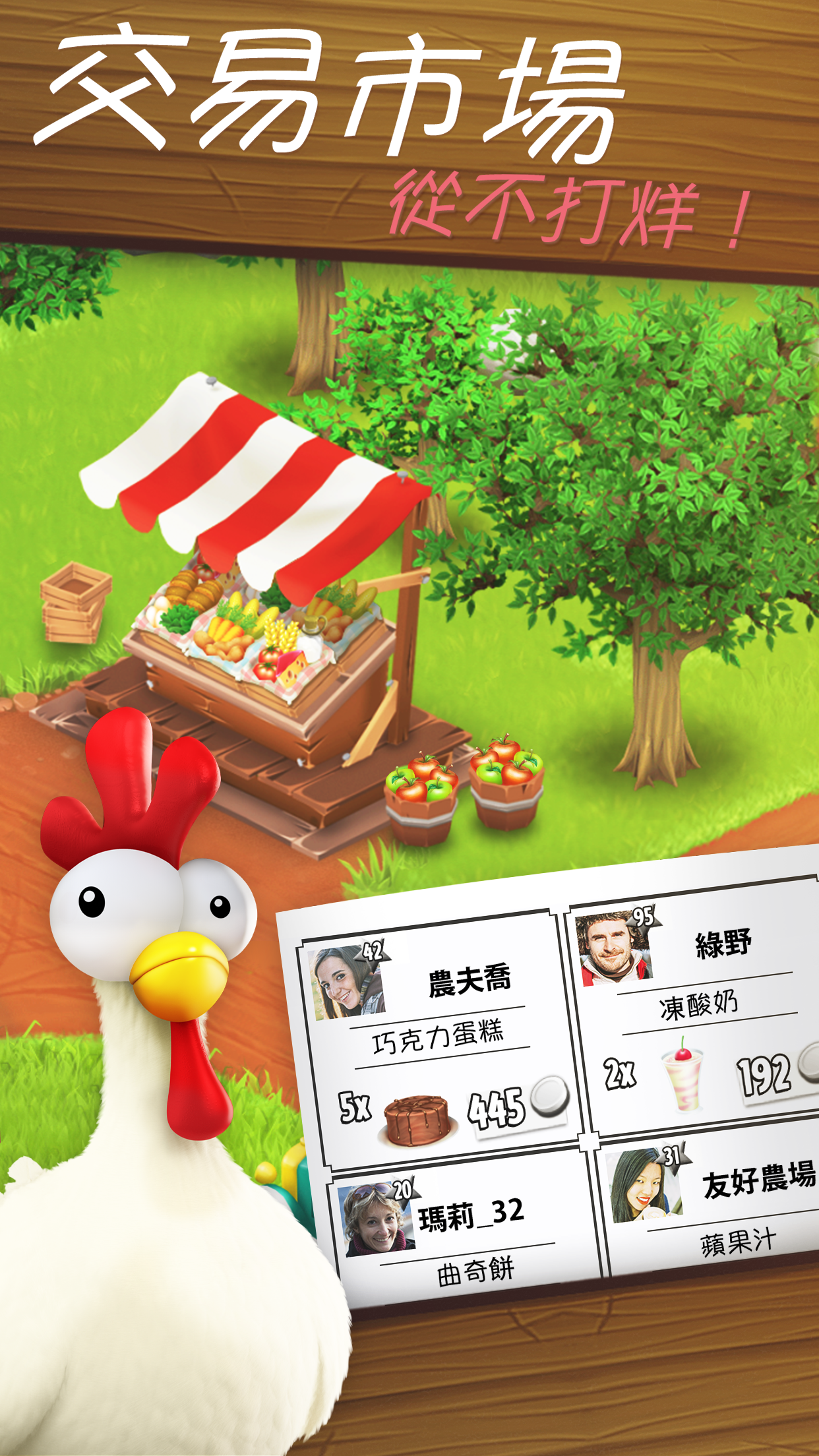 卡通農場 Hay Day 遊戲截圖