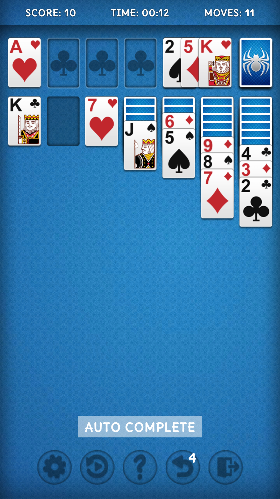 CardKing Solitaire screenshot game