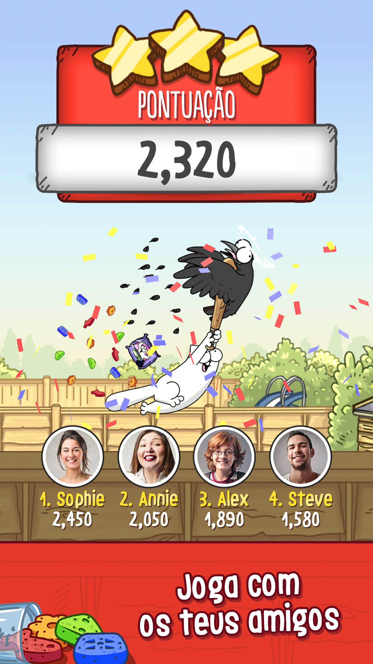 Captura de Tela do Jogo Simon's Cat - Crunch Time