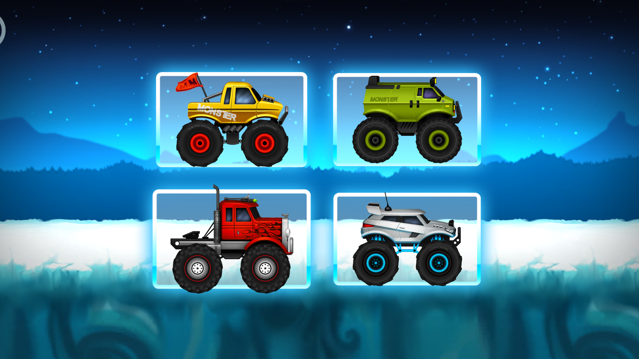 Cuplikan Layar Game Monster Truck Winter Racing