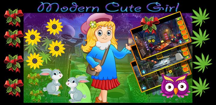 Banner of Best Escape Game  441 Modern Cute Girl Escape Game 1.0.1