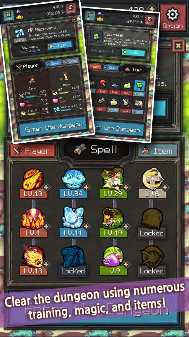 Dungeon999 Game Screenshot