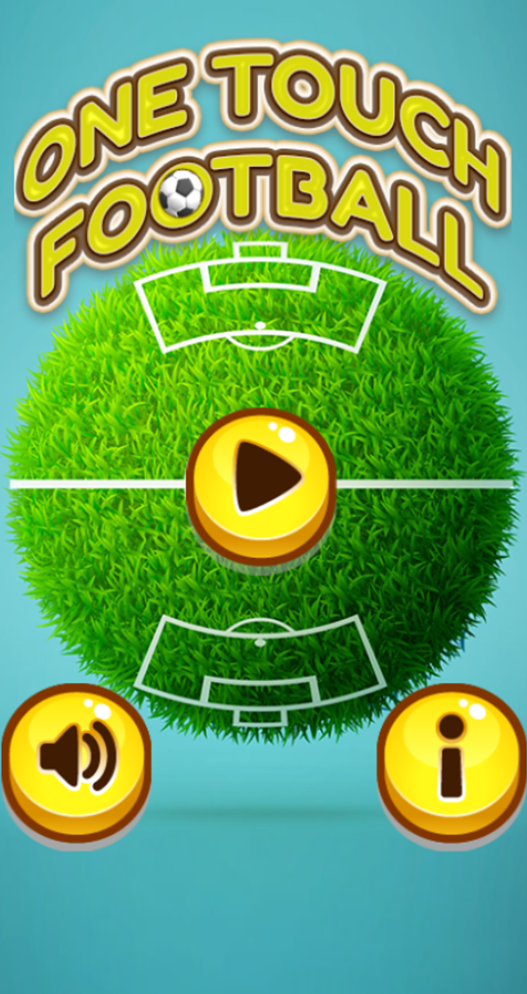 Captura de Tela do Jogo One touch Football game