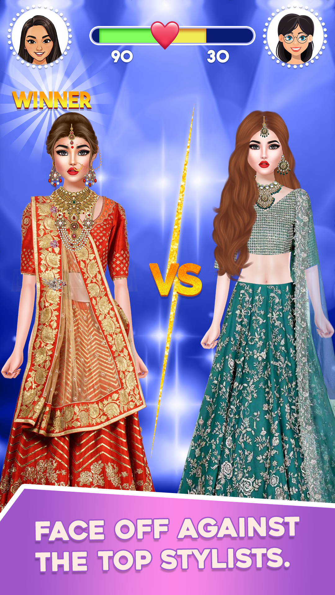 Cuplikan Layar Game Indian Wedding Bridal Dress up