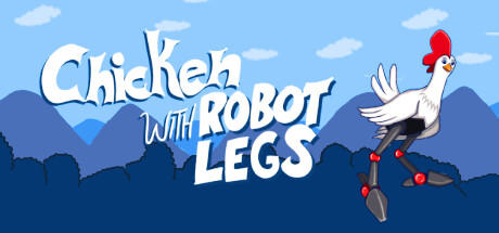 Banner of Chicken with Robot Legs 