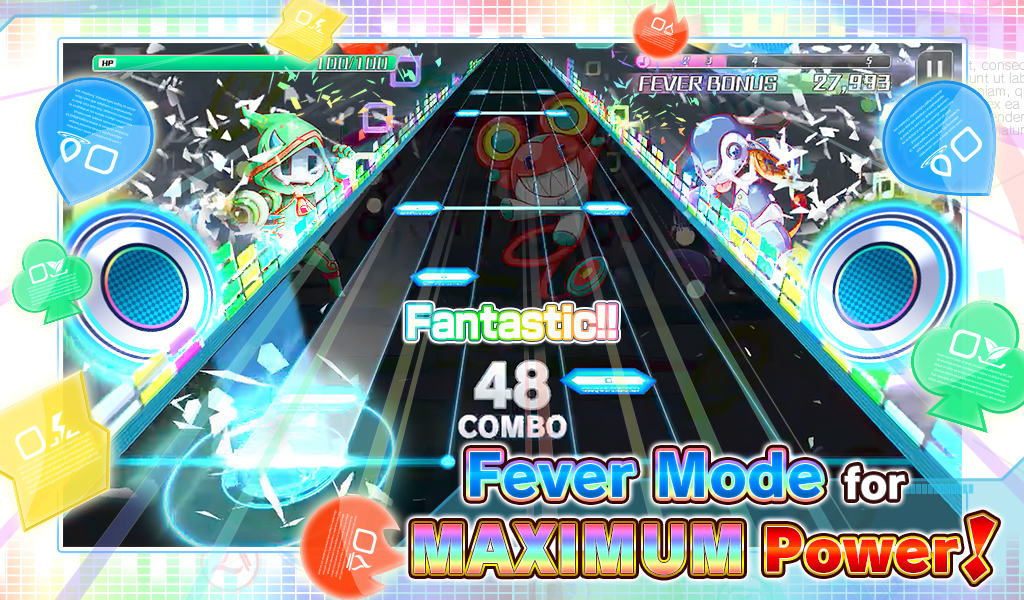 Sonic Beat feat. Crash Fever Game Screenshot