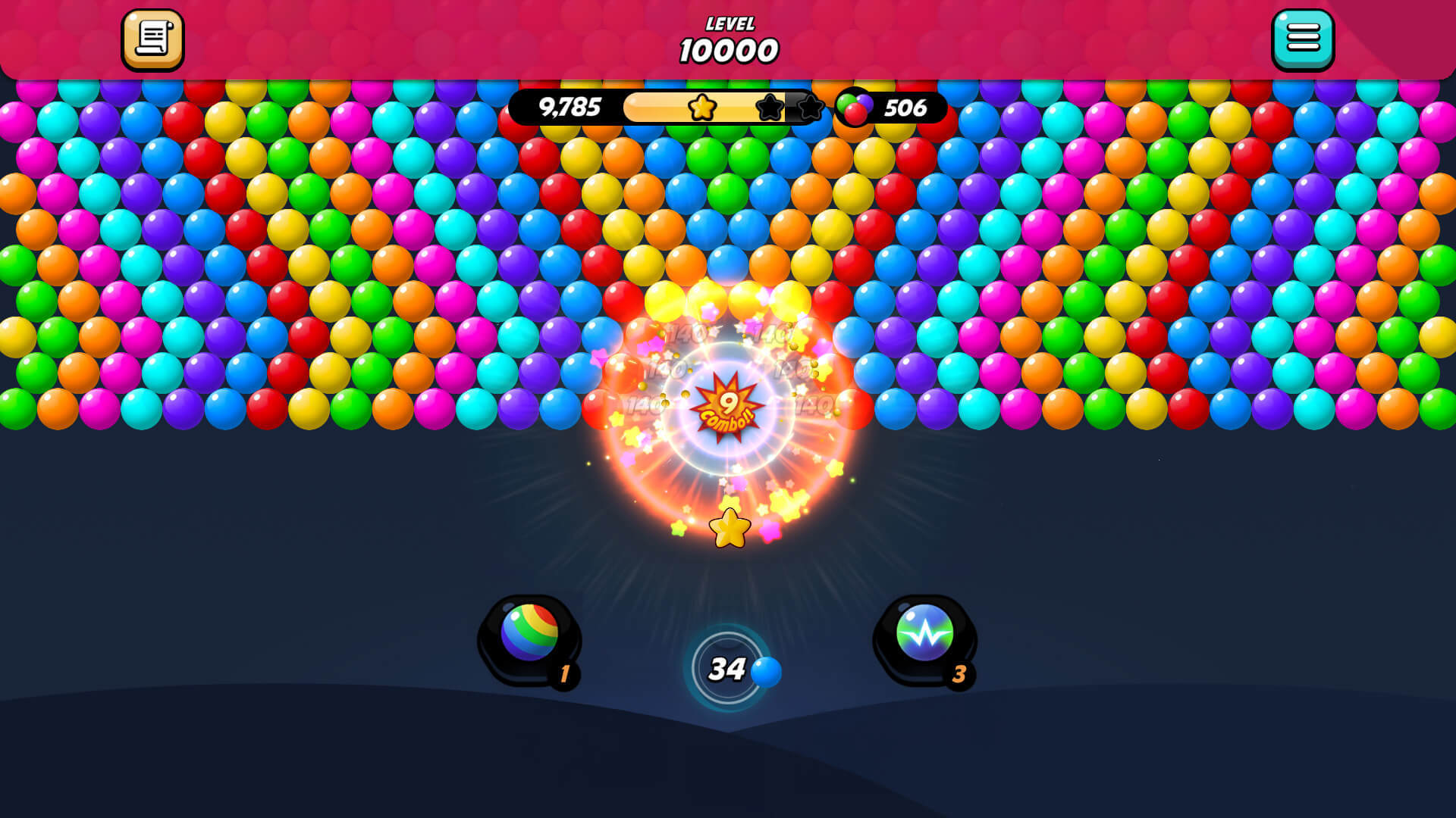 Bubble Shooter Clash Game Screenshot