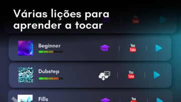 Captura de Tela do Jogo Real Drum: bateria eletrônica
