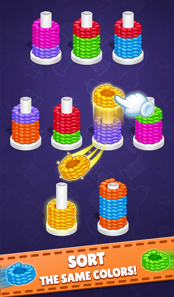 Knit Color Sort - Wool Match for Android/iOS - TapTap