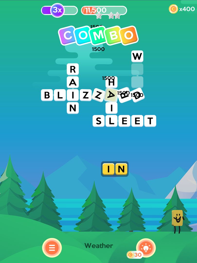 Letter Bounce - Word Puzzles 게임 스크린 샷