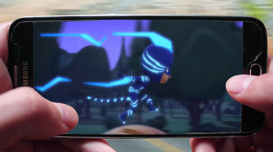 Captura de Tela do Jogo PJ Catboy City Run Super Maxks