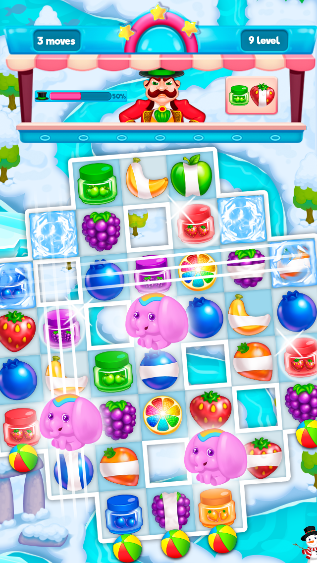 Madagascar Circus: Match 3 Game Screenshot