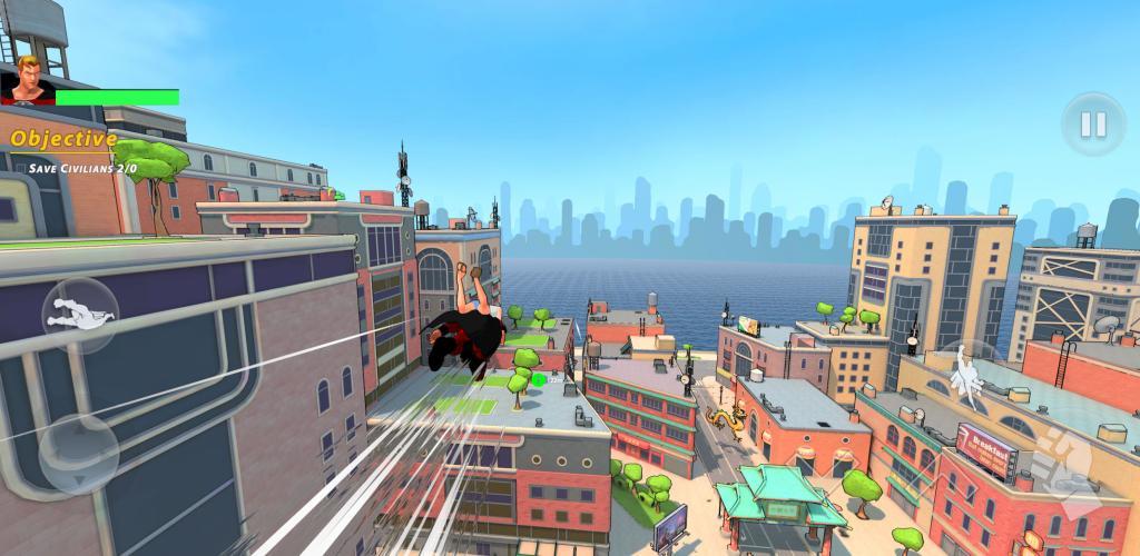 Flying Fuser Rope Fighter Hero screenshot