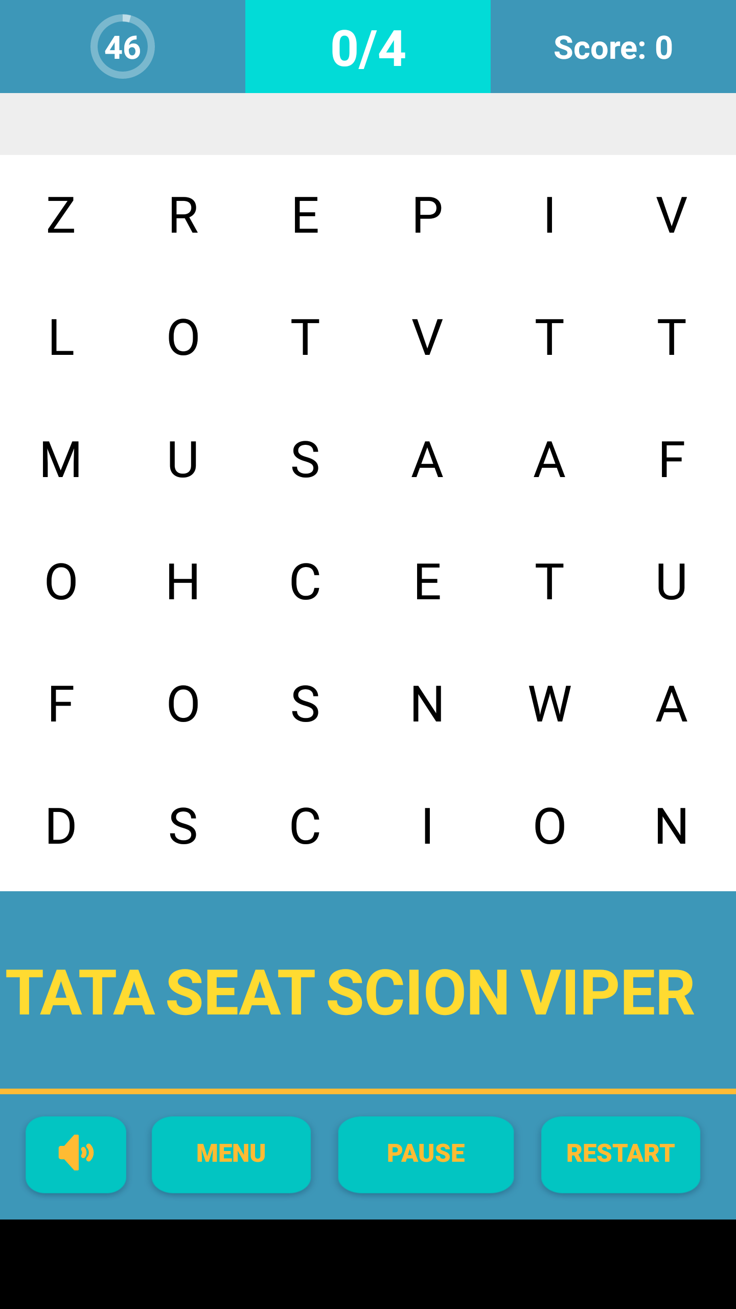 Word Search Game Game Screenshot