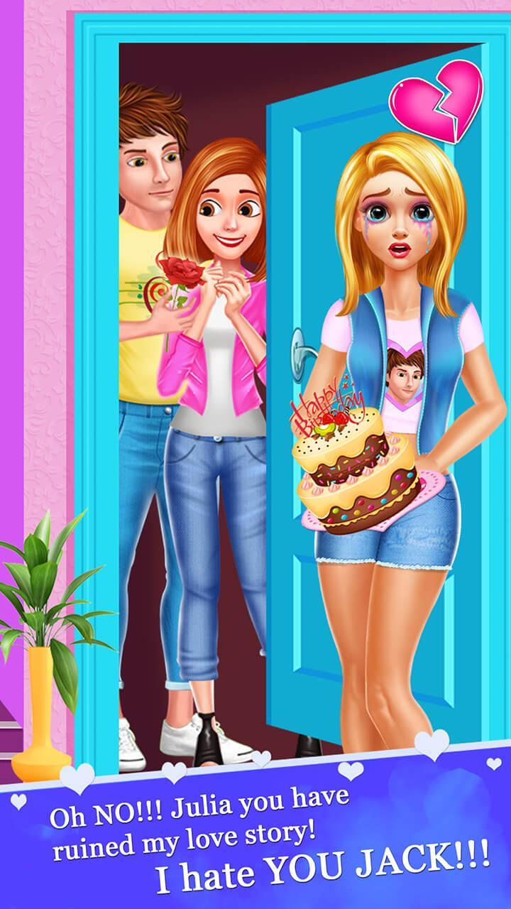 Girlfriend Breakup Story - Teen Love Choices Game Screenshot