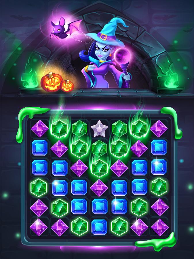 Witch Blast Miracle World Game Screenshot