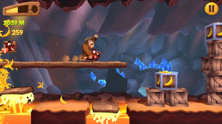 Screenshot 1 of Banana Kong 2: Running Game 