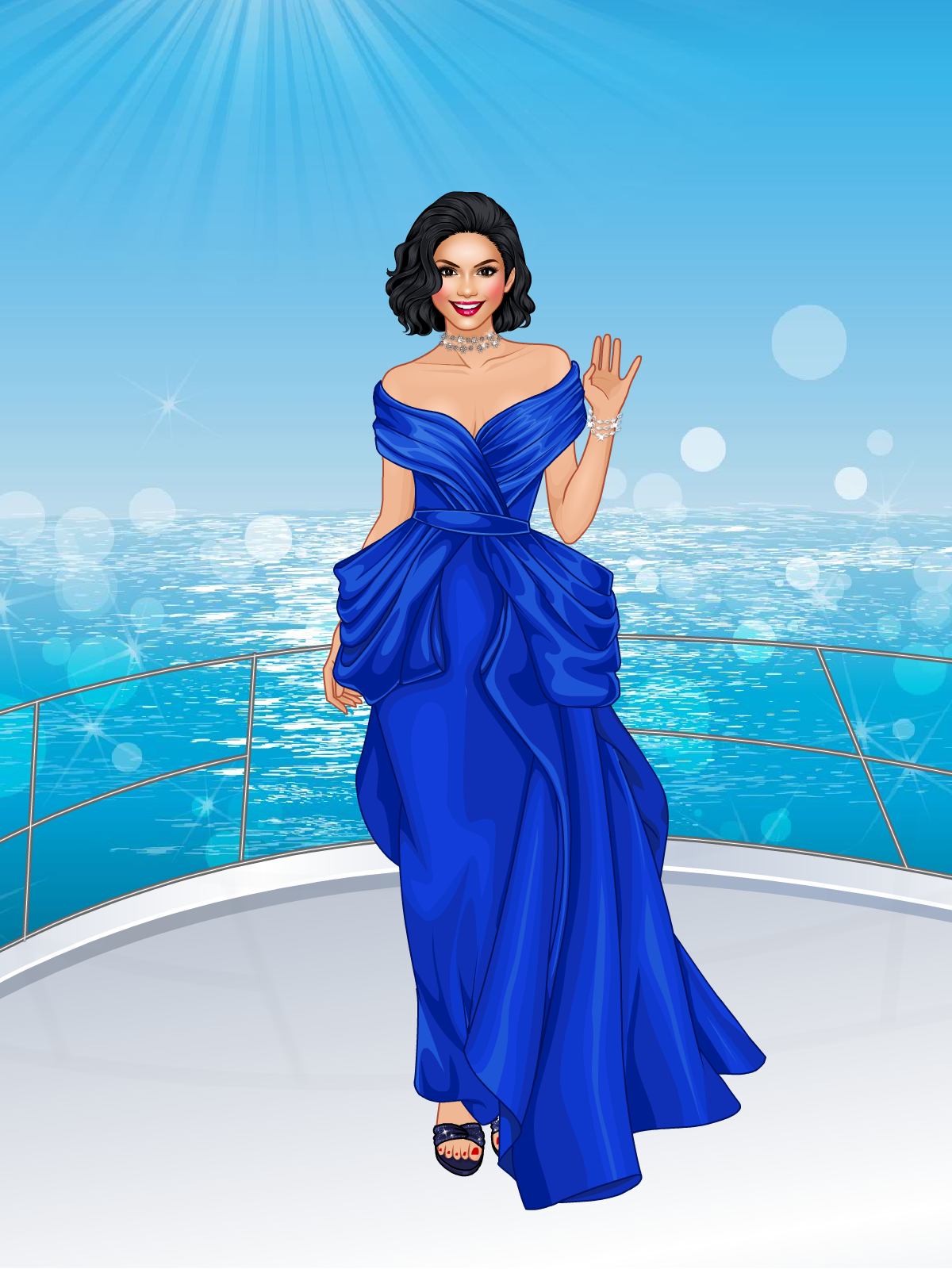 Model Dress Up: Girl Games Game Screenshot