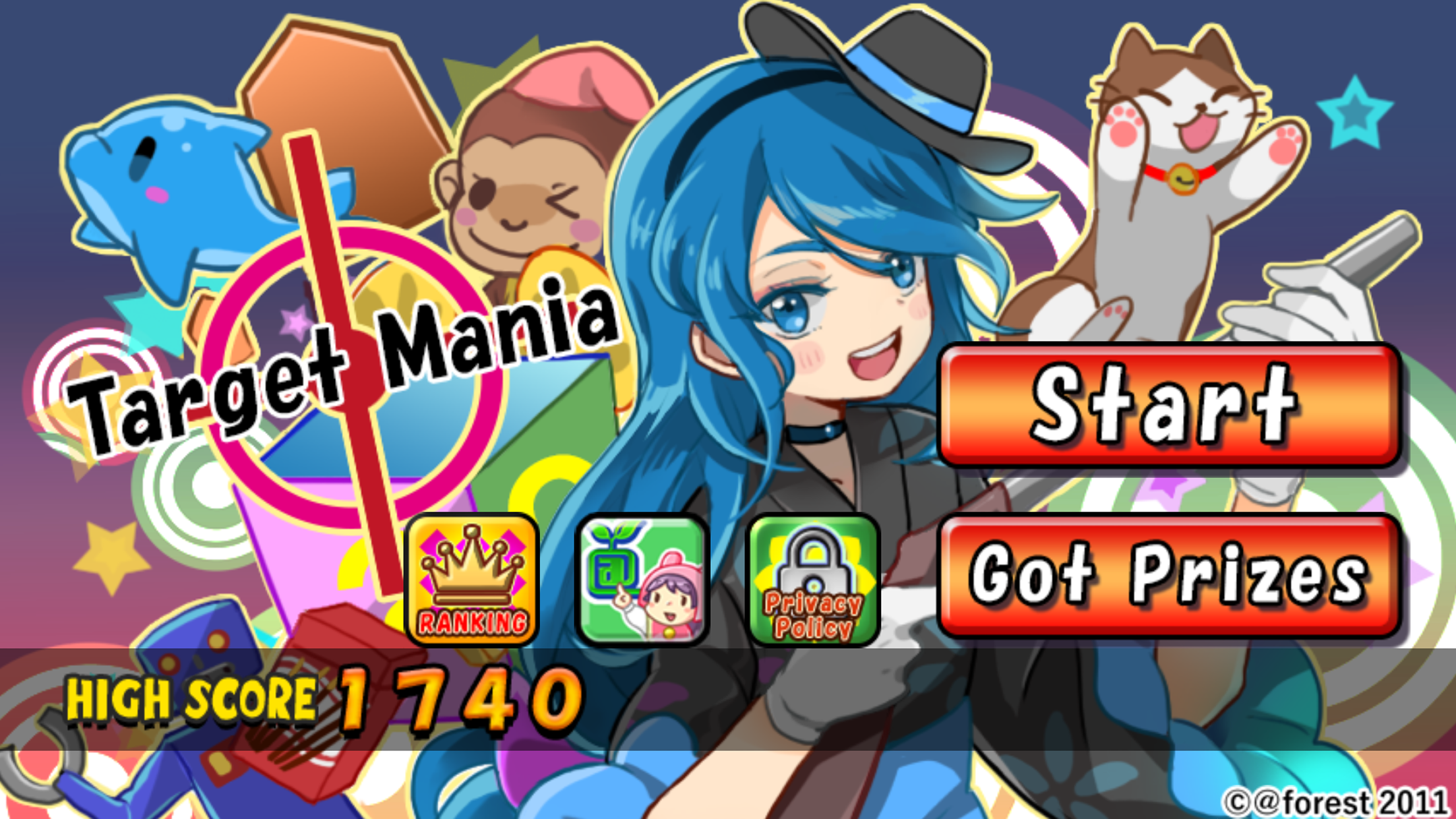 Tatsujin - Target Mania Game Screenshot