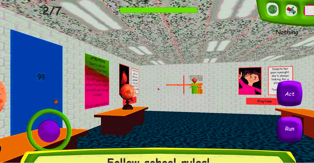 Baldy’s Basix in Education School ภาพหน้าจอเกม
