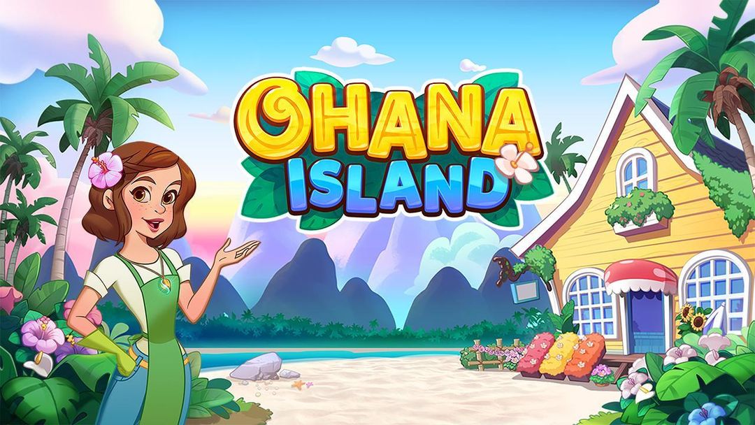 Ohana Island: Blast flowers and build 게임 스크린 샷