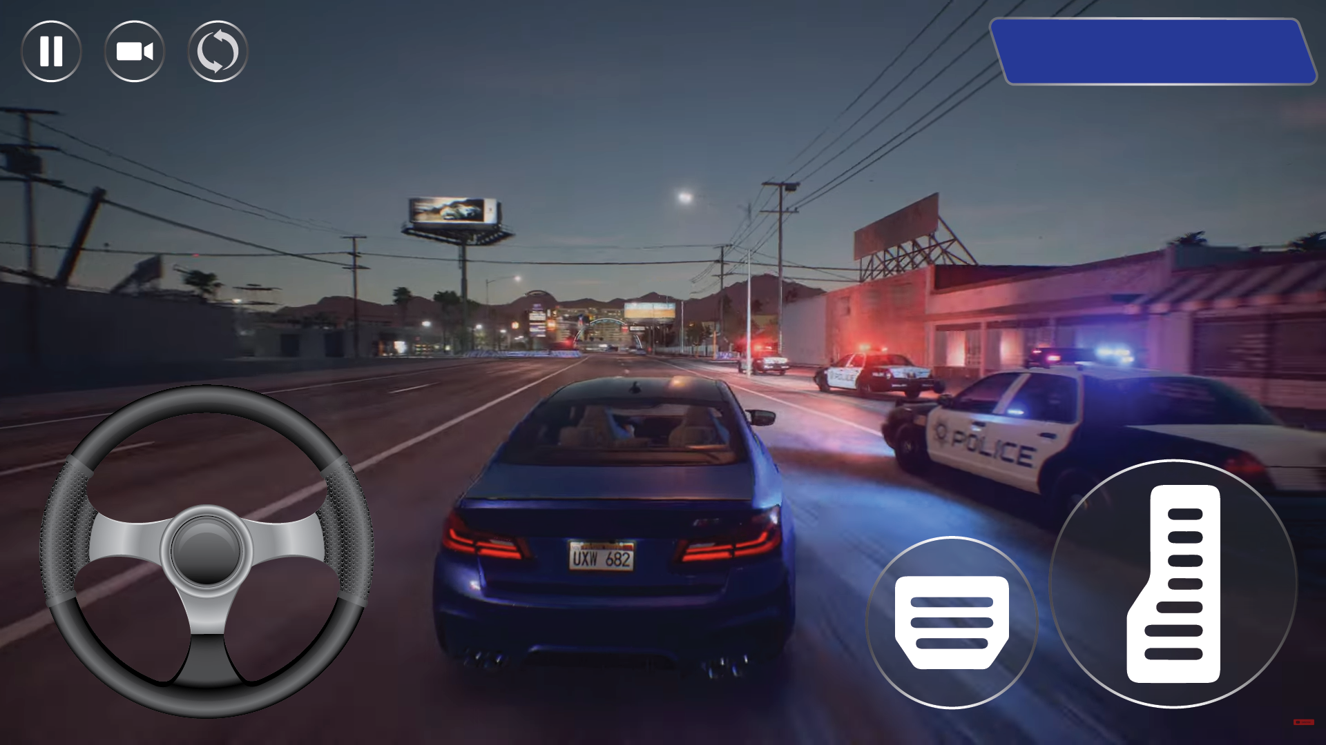 US Police gangster Chase Game Screenshot