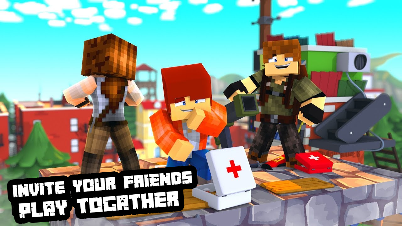 Battle Royale Craft ゲームのスクリーンショット