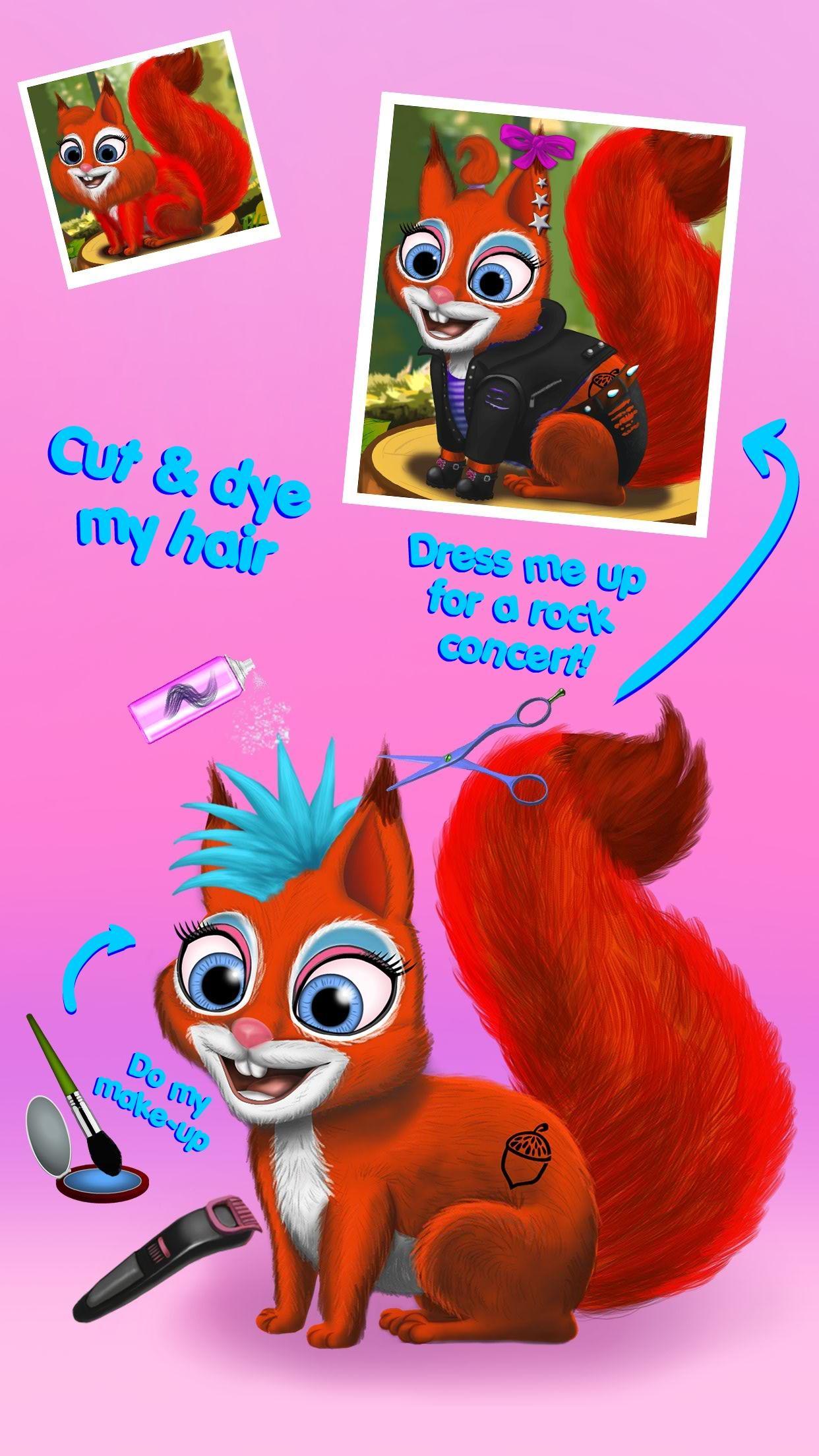 Wild Animal Beauty Salon Game Screenshot