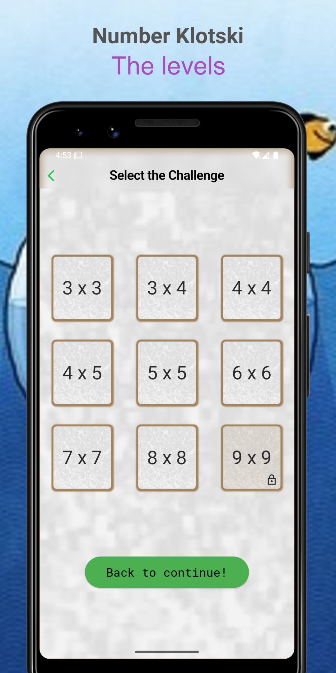 Cuplikan Layar Game Number Klotski - riddle puzzle