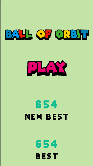 Ball Of Orbit Game Screenshot