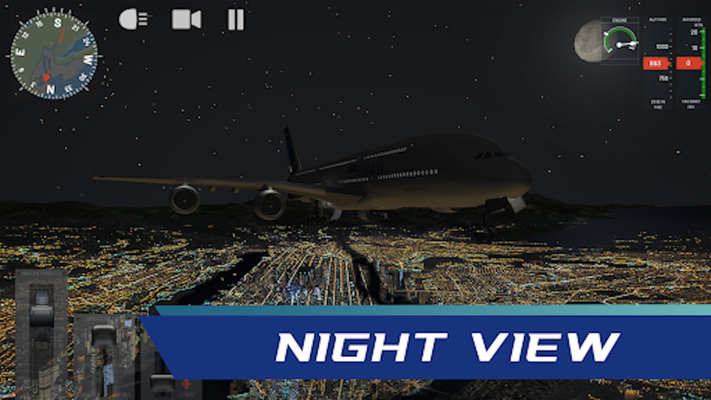 Flight Simulator : Plane Game Game Screenshot