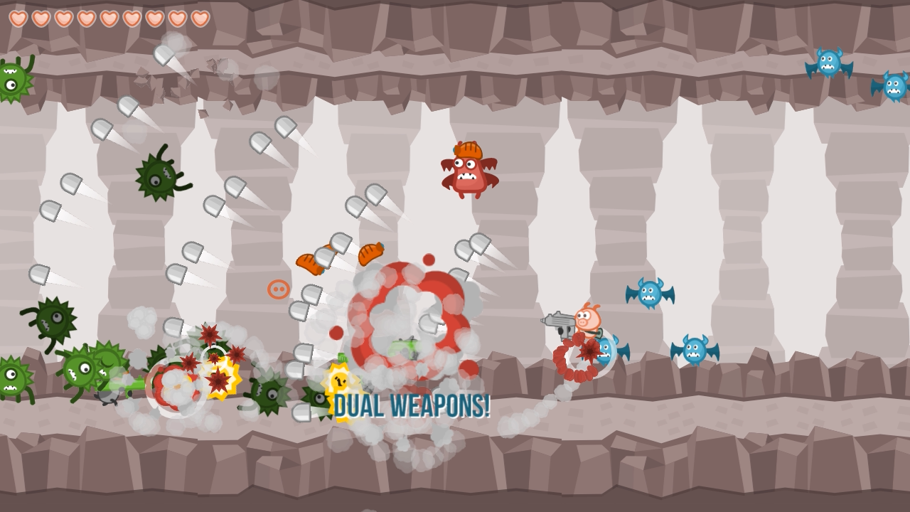 Скриншот игры Cave Blast: Jetpack Shooter