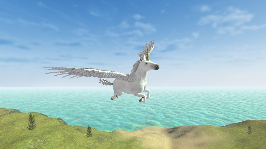Flying Unicorn Simulator Free screenshot game