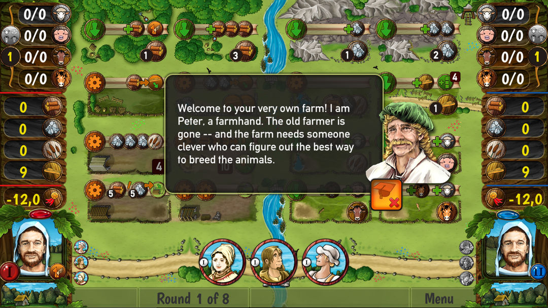 Screenshot of Agricola All Creatures...