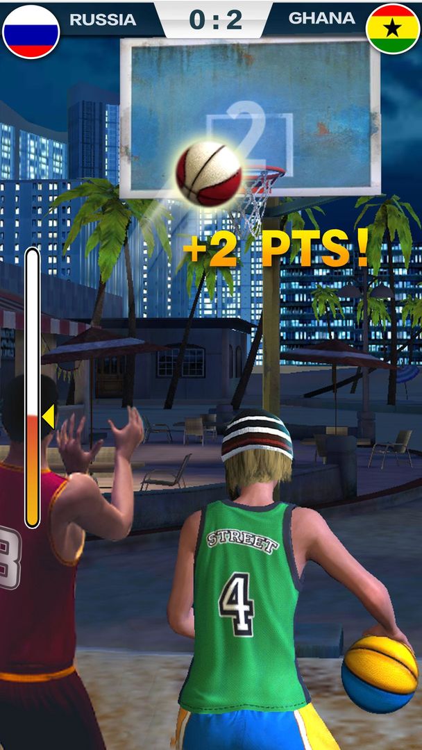 Screenshot of Street Dunk: 2019 Basketball Slam Hero Game